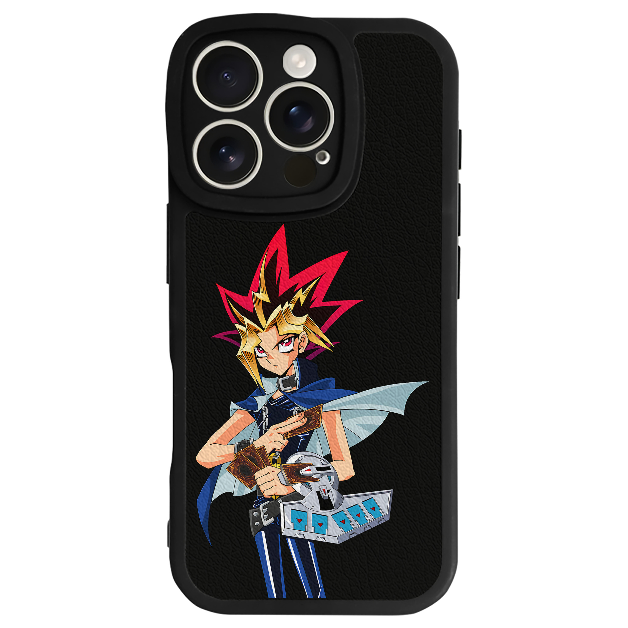 遊☆戯☆王 Yu-Gi-Oh! 【iPhone 16シリーズ対応】シリコンスマホケース（レザー調） 材質：シリコン